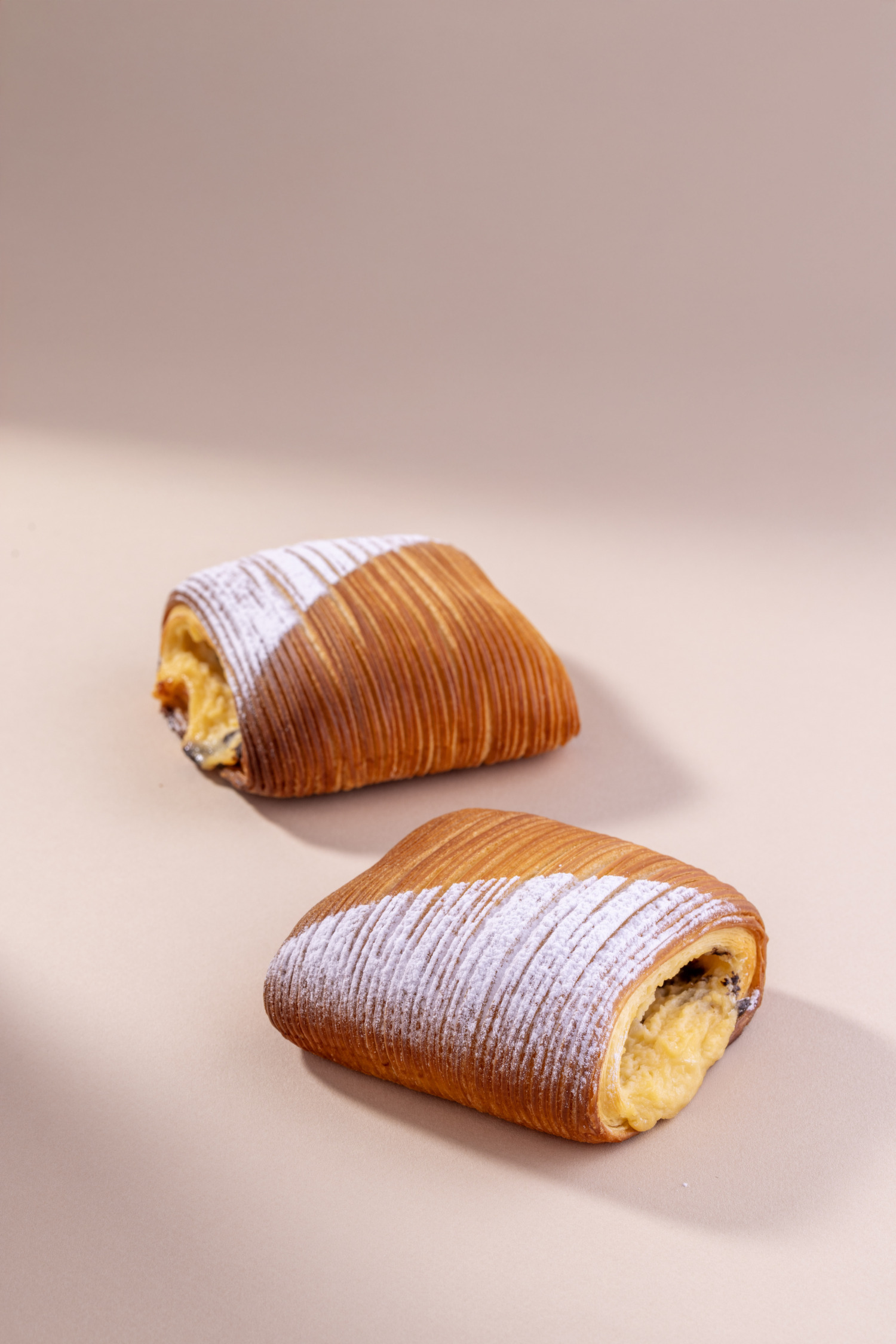 Custard and Chocolate Croissant